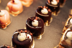 Schokolade Törtchen aus der Konditorei im Mühlviertel